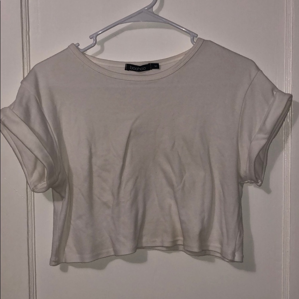White Crop Top